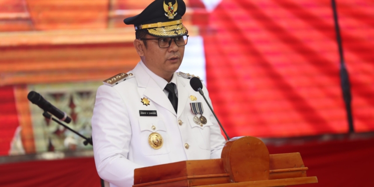 Di Lantik PJ Gub Anwar Damanik, Yonathan Demme Tangdilintin Resmi Jabat PJ Bupati Mimika