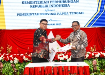 Pemprov Papua Tengah Terima Hibah BMN Bandara Douw Aturure Dari Kemenhub RI