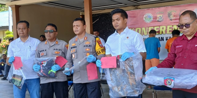 Tra Pake Lama, Awal Januari 2025, Polres Nabire Ungkap 2 Kasus Kriminal, Tersangka Di Amankan
