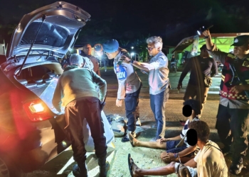 Miliki Narkotika Jenis Ganja, AW dan NS di Amankan Polsek Muara Tami Lewat KRYD