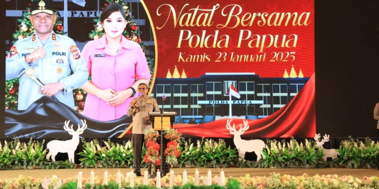 Ini Pesan Kapolda Papua Dalam Perayaan Natal Bersama Keluarga Besar Polda Papua di Tahun 2025