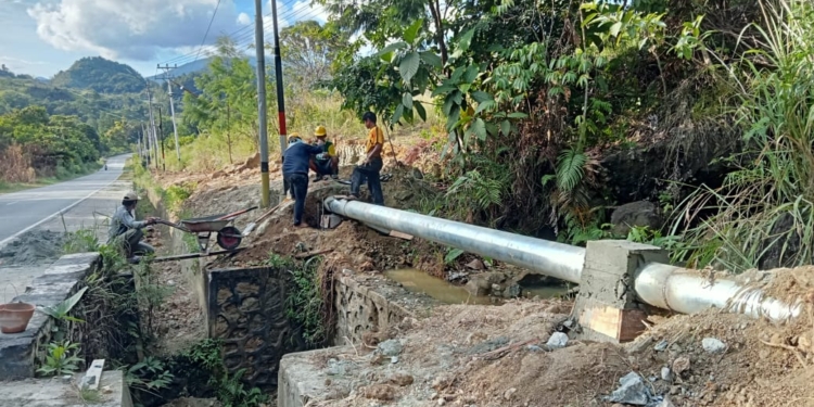 Pekerjaan SPAM di Intake Siborgonyi Terhenti Sementara, Berikut Alasannya