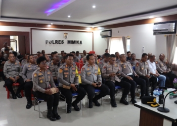 Pesan Tegas Kapolda Papua Tengah, Saat Bertemu Perwira di Polres Mimika