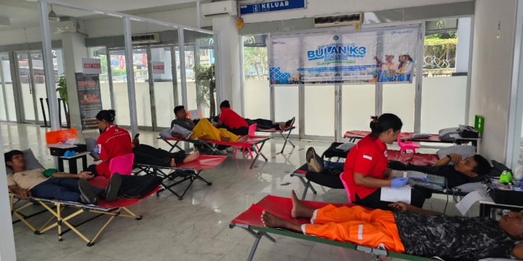 Pelindo Group Wilayah Jayapura Gelar Donor Darah Dalam Rangka Peringati Bulan K3 Nasional 2025