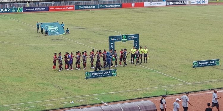 Liga 2 :  Gol Boas Solossa, Benamkan Impian Persipat Raih Point Penuh di Mandala
