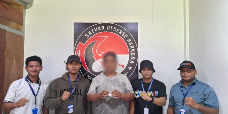 Polres Pegubin Tangkap Pelaku Tindak Pidana Narkotika jenis Sabu