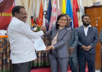 Gelar Rapat Pleno, KPU Tetapkan Mesak-Burhanudin Sebagai Bupati/Wabup Nabire 2025-2030