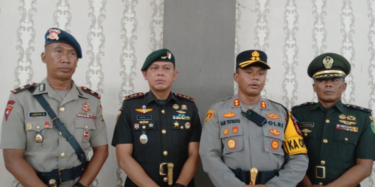 Polres Nabire Turunkan Ratusan Personil Gabungan Amankan Sidang Penetapan Kepala Daerah Terpilih Di DPR Dan DPRP