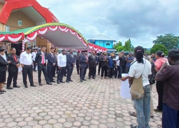 Diduga 80% Kuota OAP Tidak Sesuai, Pencaker Datangi Kantor DPR Provinsi Papua Tengah