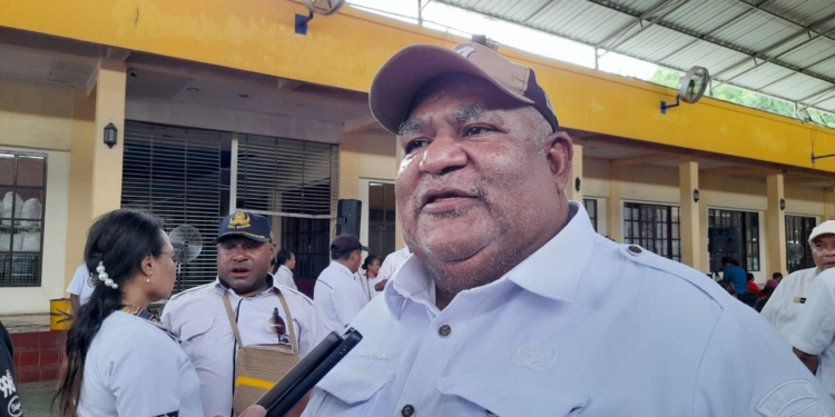 Pesan Sekda Kota Jayapura Bagi Kelompok Kerja Kegiatan Padat Karya Perkotaan Tahap I di T.A.2025