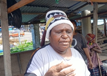 Pembongkaran Lapak Dibahu Jalan Pasar Sentral Kalibobo Ricuh, Aksi Adu Mulut Warnai Penertiban
