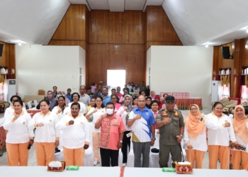 Peduli Kesehatan, DWP Provinsi Papua Tengah Lakukan Pemeriksaan Kesehatan Gratis