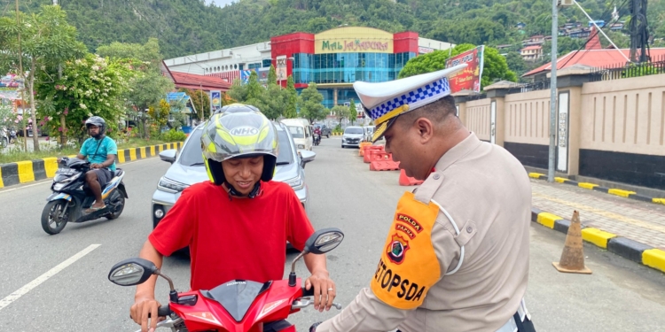Masuk Hari Keduabelas Operasi Keselamatan 2025 Polda Papua:  Ada 200 Teguran di Layangkan Petugas