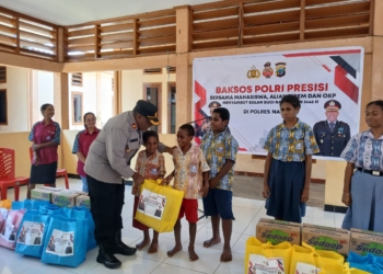 Ucapkan Terimakasih Atas Bansos Yang Diberikan Polres Nabire, Ini Harapan Ketua Asrama Gilgal