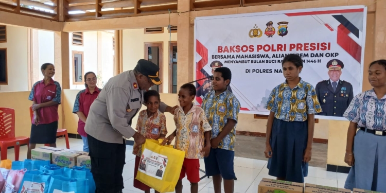 Ucapkan Terimakasih Atas Bansos Yang Diberikan Polres Nabire, Ini Harapan Ketua Asrama Gilgal