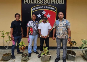 Aniaya Paman, Tim Reskrim Polres Supiori Berhasil Tangkap Pelaku Penganiayaan