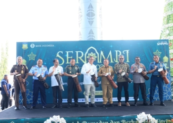 Kapolda Papua Hadiri Semarak Rupiah Ramadhan dan Berkah Idul Fitri (Serambi) Tahun 2025