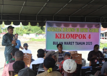 Serap Aspirasi, DPRK Nabire Gelar Hearing I Kelompok 4 Di Kampung Waroki