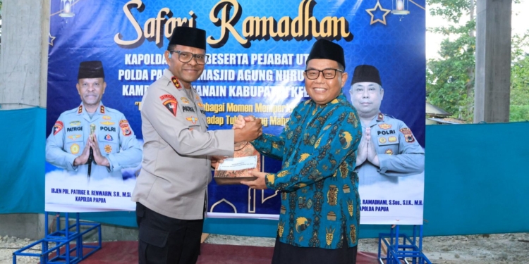 Kapolda Papua Lakukan Safari Ramadhan di Kabupaten Keerom