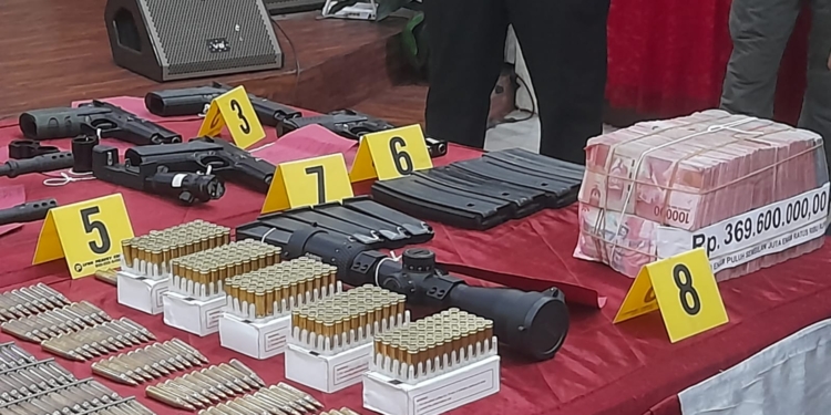 Penyelundupan 6 Pucuk Senjata Api Dan Ratusan Butir Amunisi, Berhasil di Gagalkan Satgas ODC