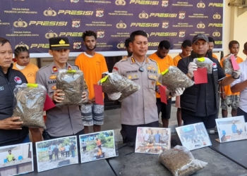 Kapolresta : Selama Februari 2025 11 Tersangka Jalani Penyidikan, Dan Barang Bukti 7 Kilogram Ganja
