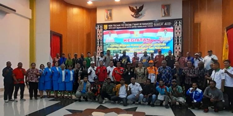 Walikota Jayapura Ajak Ormas dan Paguyuban Ikut Menjaga Keamanan dan Ketertiban Juga Kebersihan di Kota Jayapura