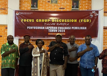KPU Dogiyai Gelar FGD Evaluasi Pilkada 2024, PDI-P Dan PPP Minta Sistem Noken Dihapus