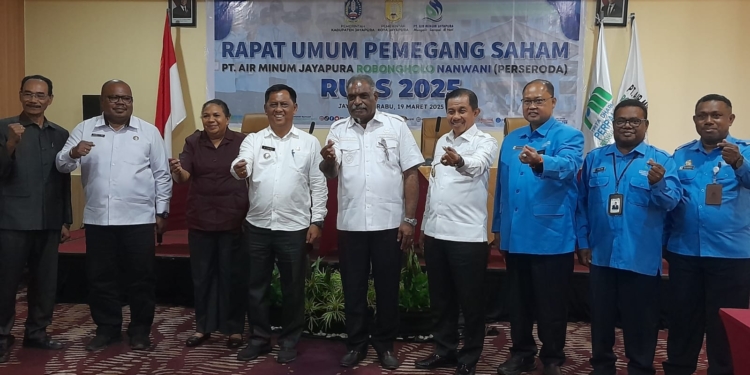 Bupati dan Walikota Hadiri RUPS PT AMJ RN Tahun 2025 di Kota Jayapura