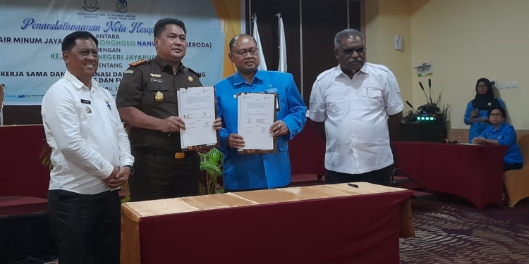 Optimalisasi Penerimaan Tunggakan Rekening Air , PT AMJ RN Gandeng Kejari Jayapura