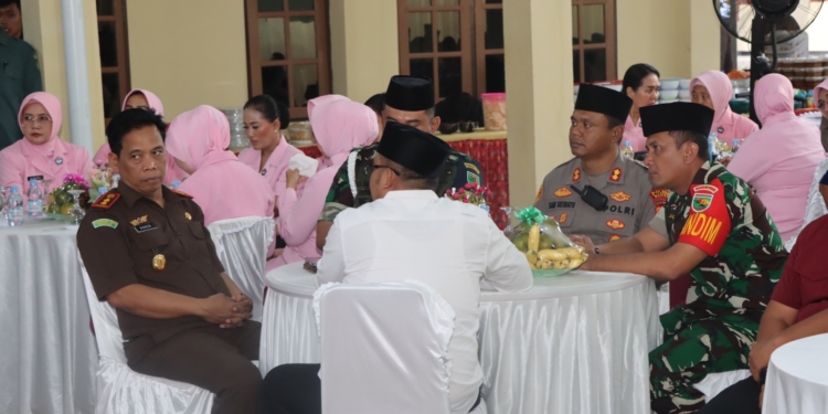 Kapolres Nabire Hadiri Buka Puasa Bersama TNI-Polri di Polda Papua Tengah.