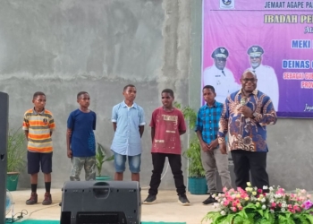 Gubernur Papua Tengah Meki Nawipa dan Wakilnya Gelar Ibadah Syukuran di Kota Jayapura