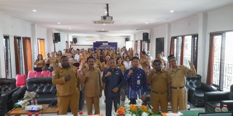 Pemkot Jayapura Mendapat Apresiasi Dari Kepala BKN RI Terkait Kegiatan Bimtek Transformasi Digitalisasi Administrasi Kepegawaian Thn 2025