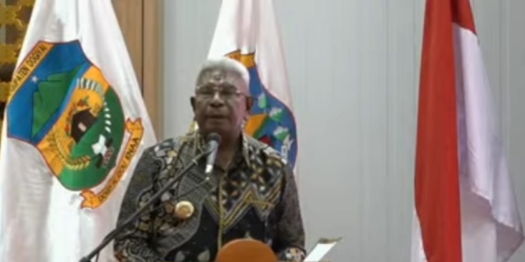 Pemkab Mimika Gelar Sertijab Bupati Mimika, Yohanes Retob Ajak Semua Bersatu Bangun Kabupaten Mimika