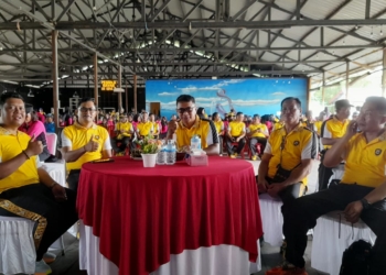 Jelang Tinggalkan Polresta, Kapolresta Bersama PJU dan Anggota Gelar Jalan Santai