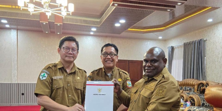 Dr Agus Resmi Jabat Plt Kadinkes Papua Tengah, Ini 4 Visi Utama Tingkatkan Pelayanan Kesehatan