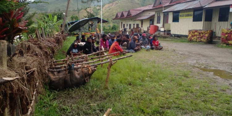 Polsek Karubaga Mediasi Kasus Perzinahan Secara Kekeluargaan (Restorative Justice)