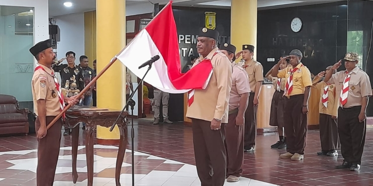 Sebagai Ketua Majelis Pembimbing Gerakan Pramuka Cab. Kota Jayapura, Ini Komitmen Walikota