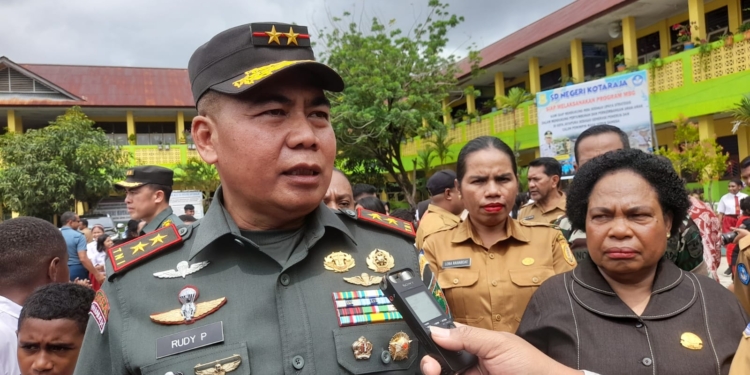 Pangdam XVII / Cendrawasih : 14.591 Siswa Telah Menerima Program MBG di Wilayah Kodam XVII Cendrawasih