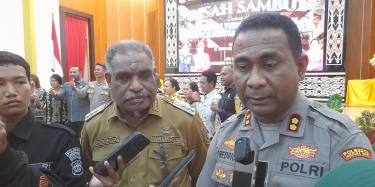 Kapolresta Jayapura Berkomitmen Budidaya Tanam Sagu Sebagai Pangan Lokal Asli Papua