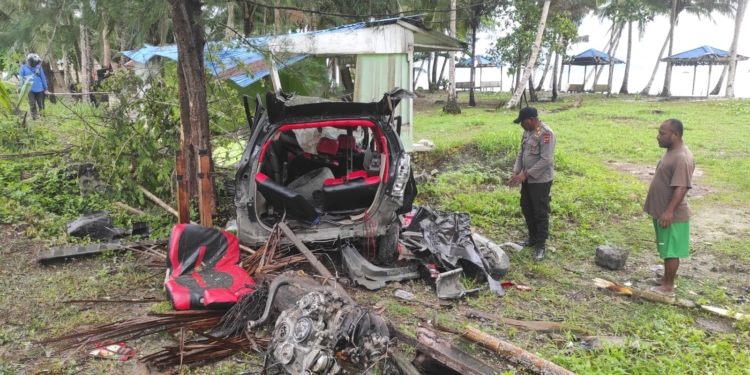 Lagi Miras, Sebabkan Laka Tunggal di Holtekamp, Akibatkan 6 orang alami luka-luka