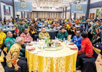 Gubernur Meki Nawipa Dan Bupati Se-papua Tengah Hadiri Sertijab Kepala BPK Se-Wilayah Papua