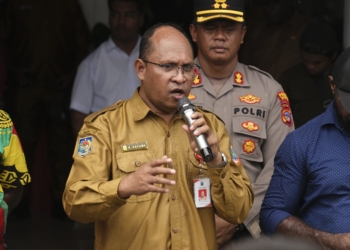 Sayangkan Aksi Ancaman Pendemo, Staf Ahli II Papua Tengah : Pemerintah Siap Proses Hukum Penyebar Hoax