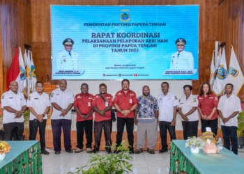 Staf Ahli II Pemprov Papua Tengah Resmi Buka Rapat RANHAM, Ini 4 Sasaran Aksi HAM Daerah