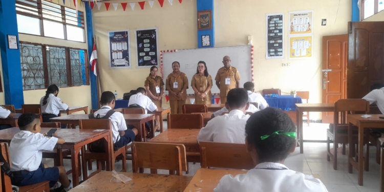 SMP 2 Jayapura, Terapkan Mode Anti Nyontek Di UAS Jenjang SMP Di Tahun 2024/2025