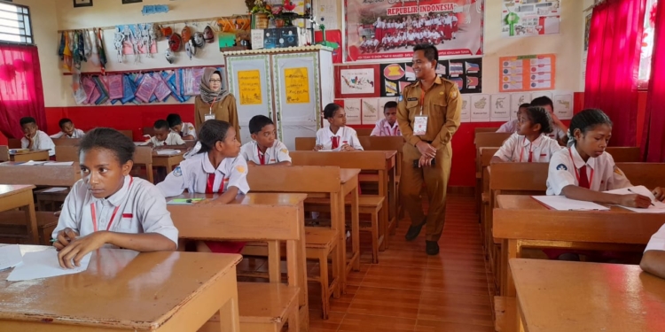 Pelaksanaan UAS Tahun 2025 Di SD Tanjungria Berjalan Tertib dan Lancar