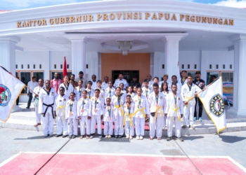 Papua Pegunungan Bangkit Lewat Taekwondo: Gubernur John Tabo Apresiasi 32 Atlet Berprestasi di Papua Open 2025