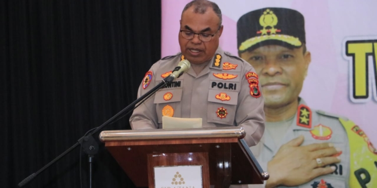 Kombes Pol. Jeremias. Rontini, S.I.K Irwasda Polda Papua Buka Gelar Operasional (GO) Triwulan l T.A. 2025 Polda Papua