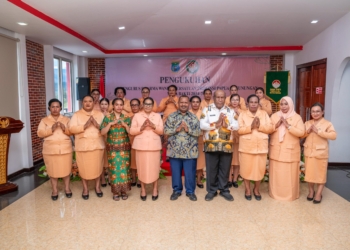 Pengukuhan Pengurus DWP Provinsi Papua Pegunungan Masa Bakti 2024-2029 oleh Ketua Umum DWP