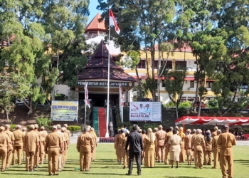 Peringatan HARKITNAS Tahun 2025 Tingkat Kota Jayapura Berjalan Sederhana Dan Penuh Hikmah