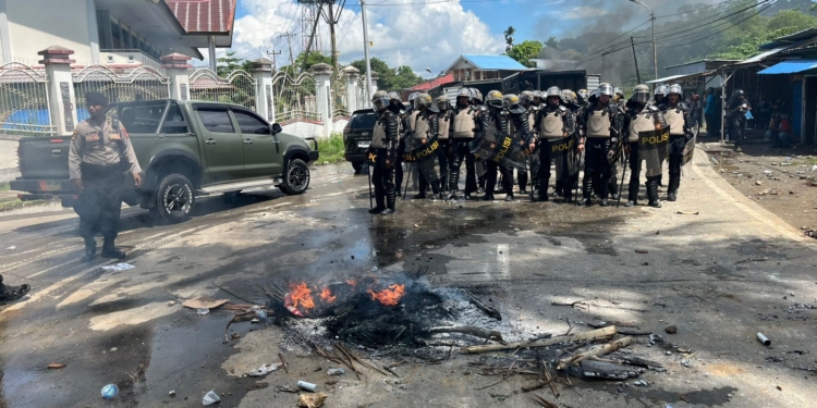 Kapolresta Tegaskan Aksi Demo Mahasiswa Uncen Yang Berujung Ricuh, Tak Ada Ijin Apapun Dari Pihak Kepolisian